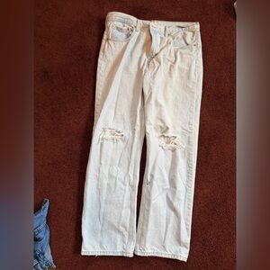 Levi's Men's Light Tan Relaxed Jeans